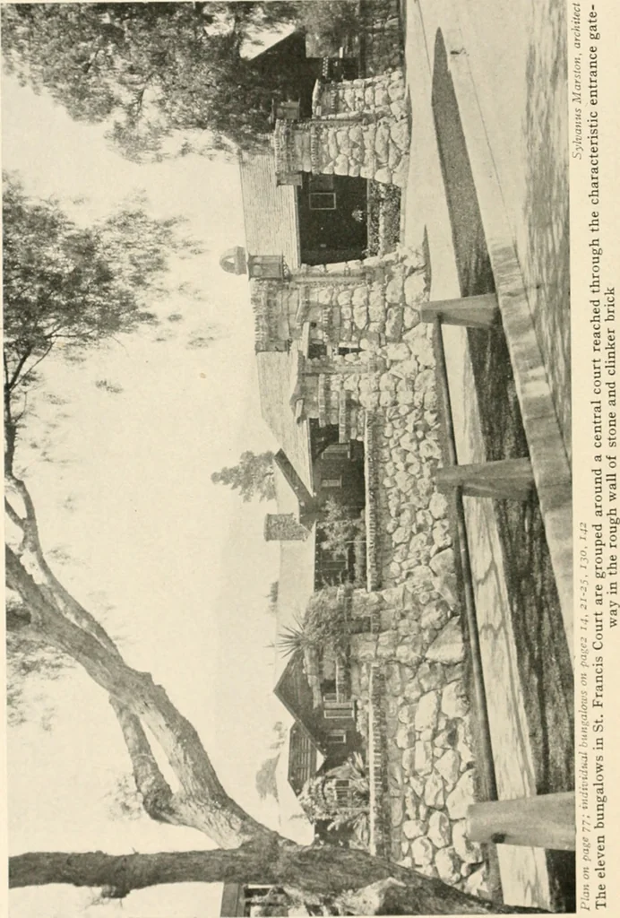 An illustration from Bungalows; their design, construction and furnishing, with suggestions also for camps, summer homes and cottages of similar character, 1911, leaf 39