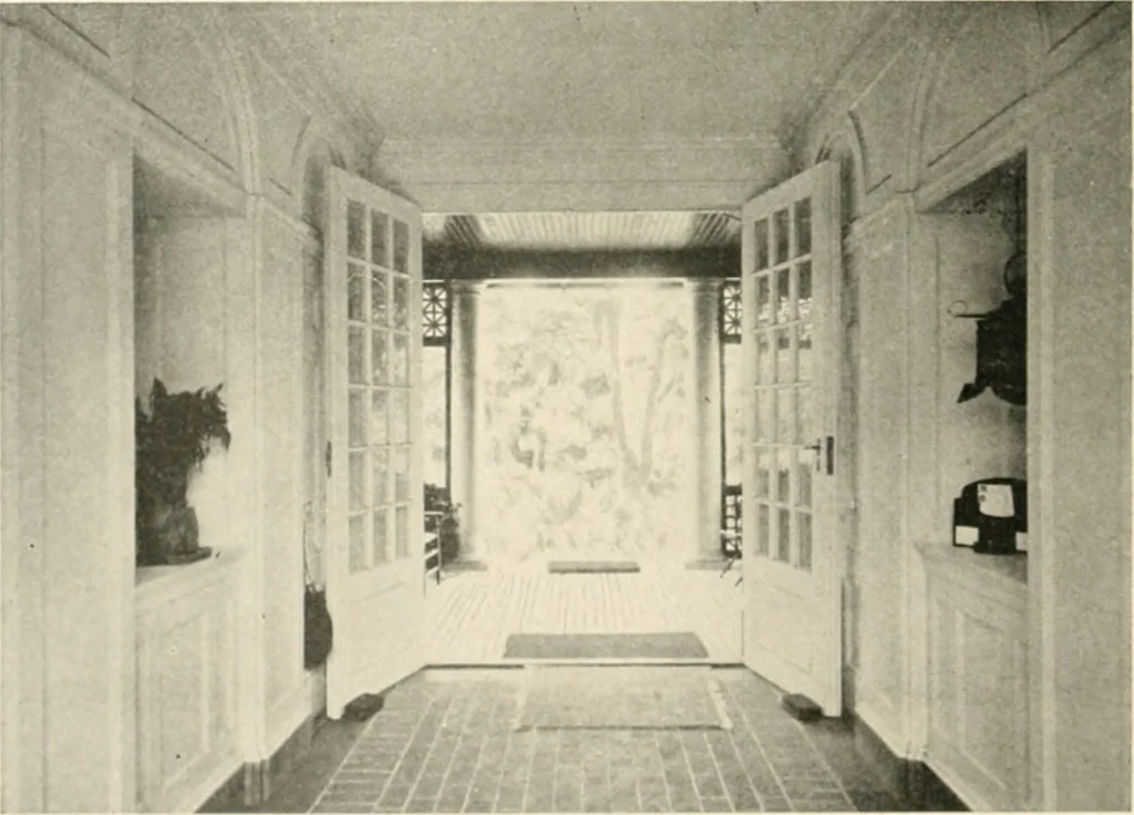 An illustration from Bungalows; their design, construction and furnishing, with suggestions also for camps, summer homes and cottages of similar character, 1911, leaf 47