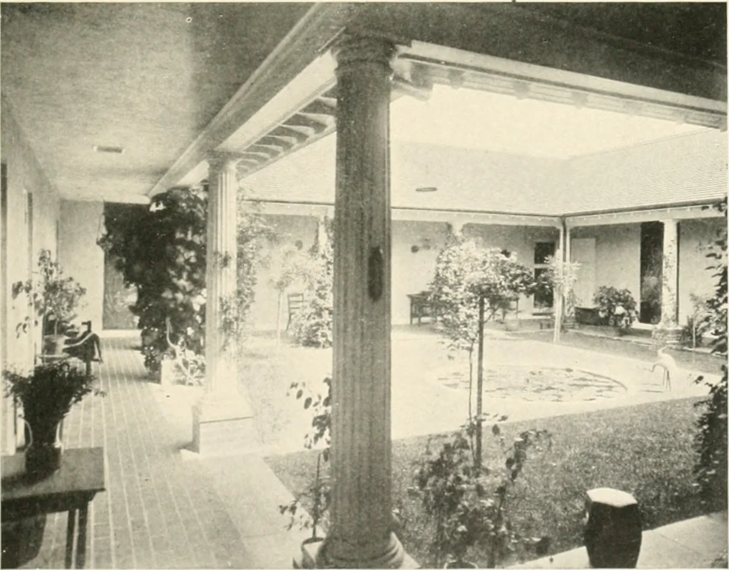 An illustration from Bungalows; their design, construction and furnishing, with suggestions also for camps, summer homes and cottages of similar character, 1911, leaf 48
