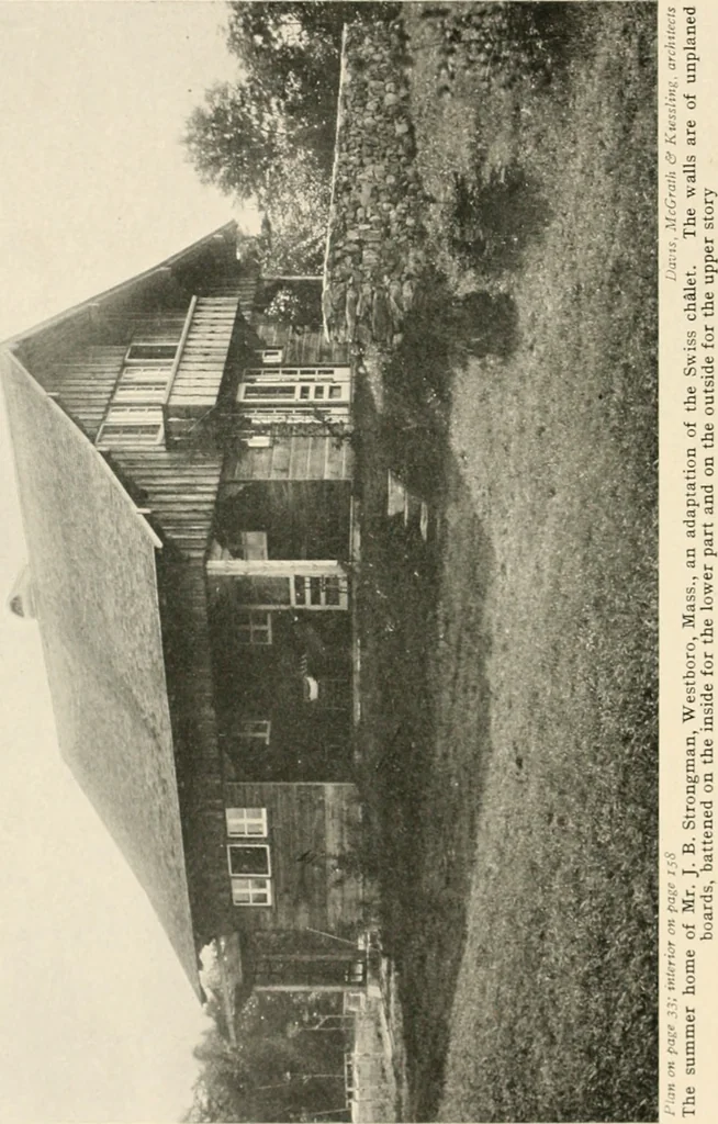 An illustration from Bungalows; their design, construction and furnishing, with suggestions also for camps, summer homes and cottages of similar character, 1911, leaf 49