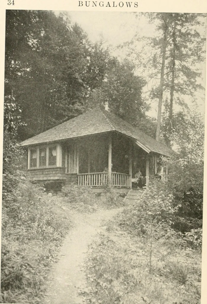 An illustration from Bungalows; their design, construction and furnishing, with suggestions also for camps, summer homes and cottages of similar character, 1911, leaf 51