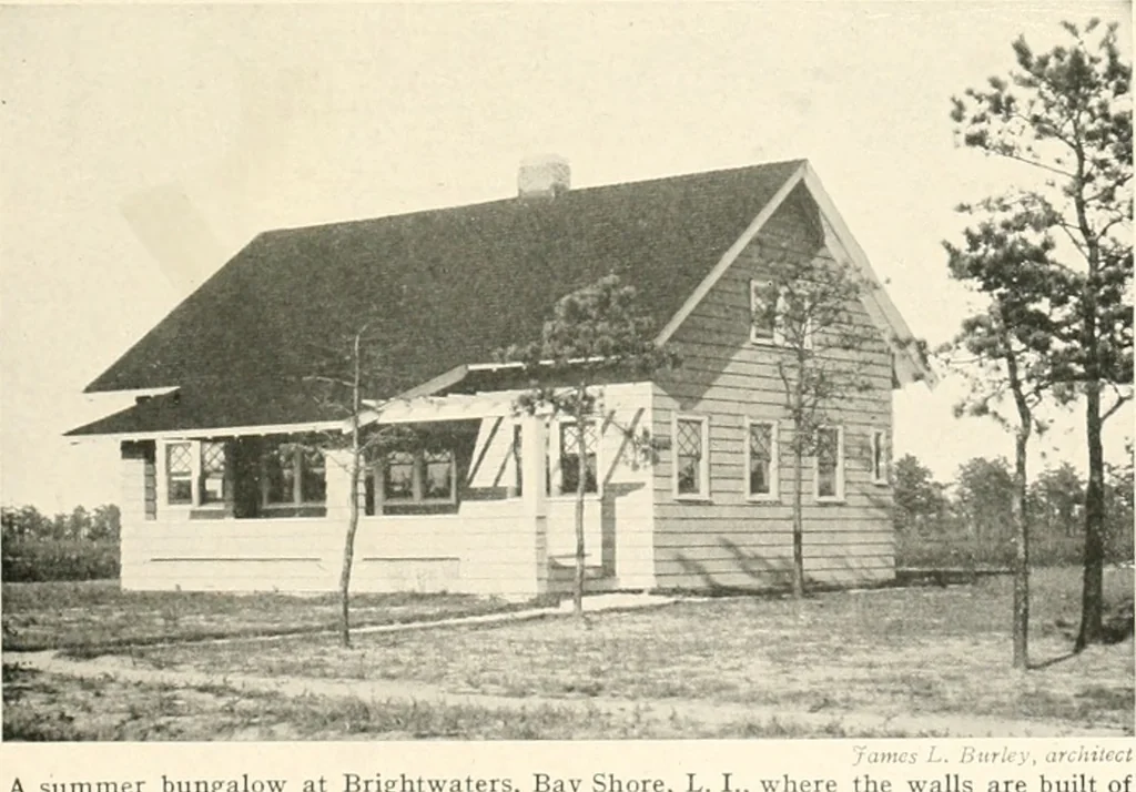 An illustration from Bungalows; their design, construction and furnishing, with suggestions also for camps, summer homes and cottages of similar character, 1911, leaf 54