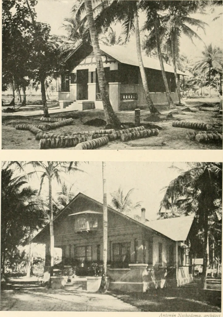 An illustration from Bungalows; their design, construction and furnishing, with suggestions also for camps, summer homes and cottages of similar character, 1911, leaf 67
