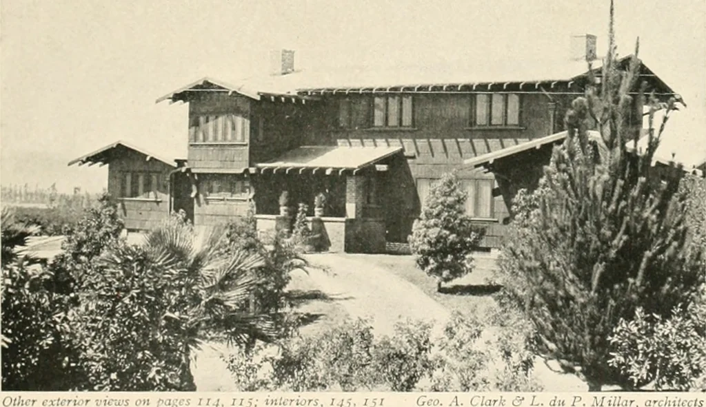 An illustration from Bungalows; their design, construction and furnishing, with suggestions also for camps, summer homes and cottages of similar character, 1911, leaf 74