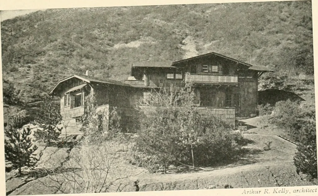 An illustration from Bungalows; their design, construction and furnishing, with suggestions also for camps, summer homes and cottages of similar character, 1911, leaf 76