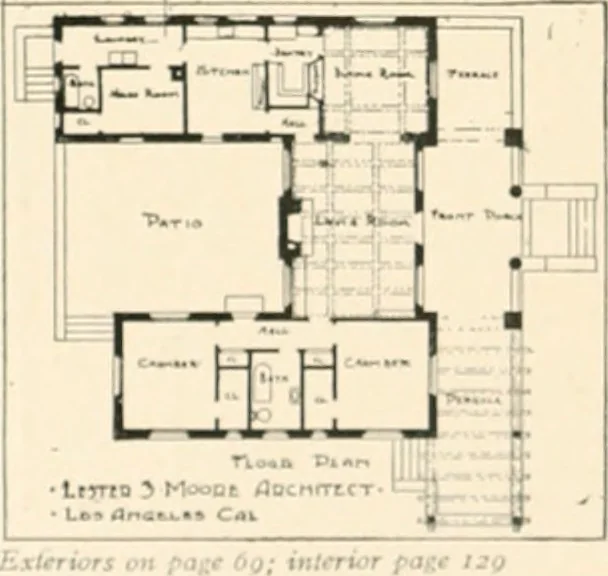 An illustration from Bungalows; their design, construction and furnishing, with suggestions also for camps, summer homes and cottages of similar character, 1911, leaf 85
