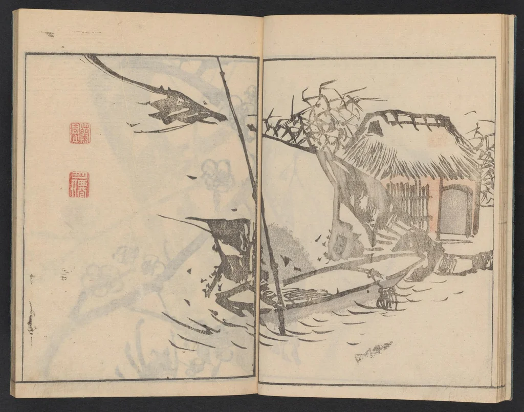 An illustration from Bunpō gafu : zen, 1807, leaf 11