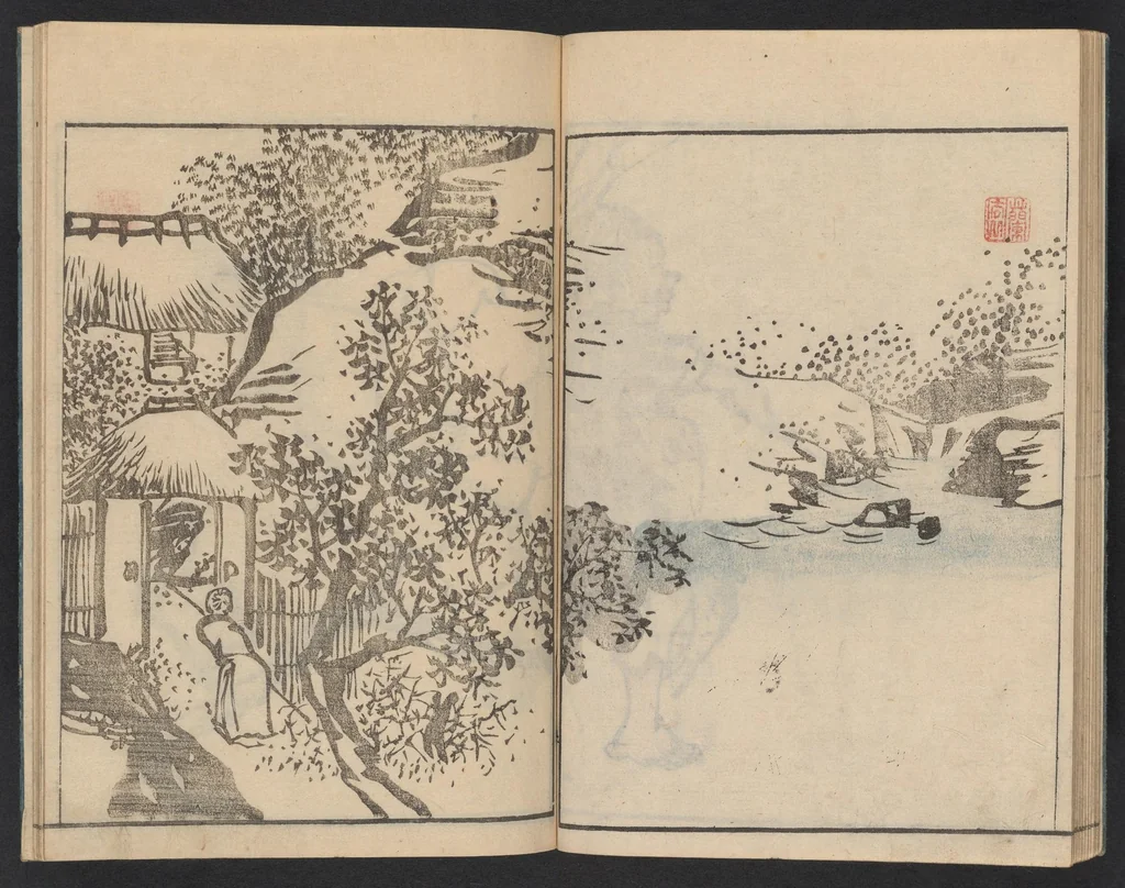An illustration from Bunpō gafu : zen, 1807, leaf 23