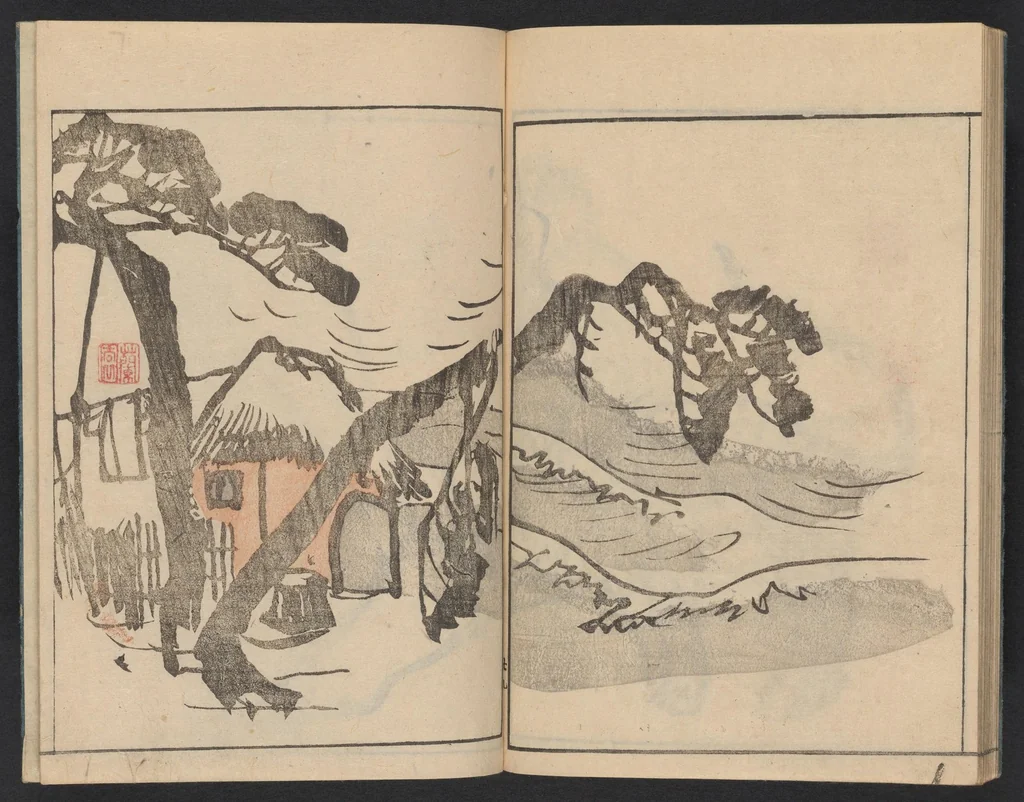 An illustration from Bunpō gafu : zen, 1807, leaf 31
