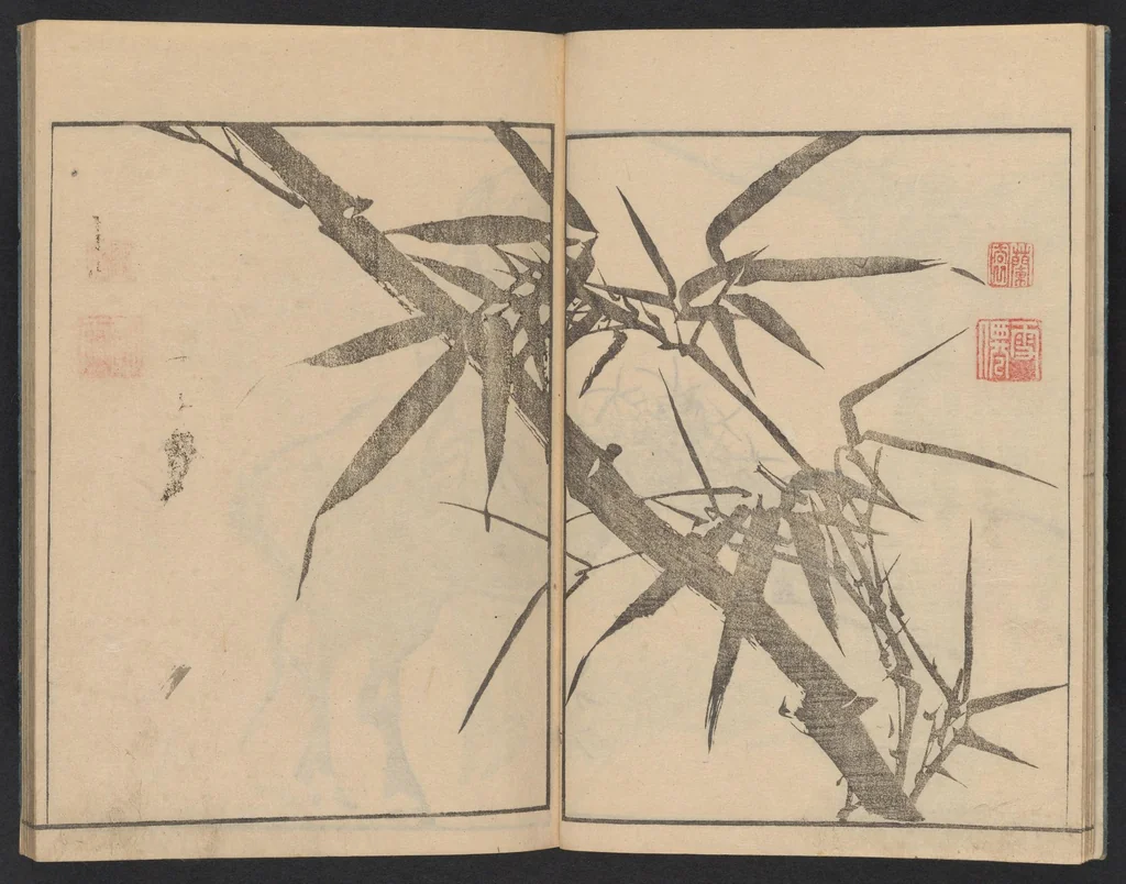 An illustration from Bunpō gafu : zen, 1807, leaf 9