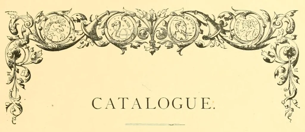 An illustration from [Burlington club catalogues, 1868-1896, 1868, leaf 309