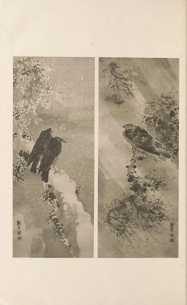 An illustration from Buson gashū, 1922, leaf 61