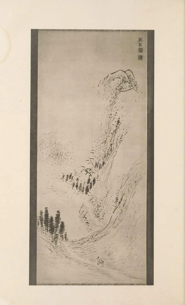 An illustration from Buson gashū, 1922, leaf 91
