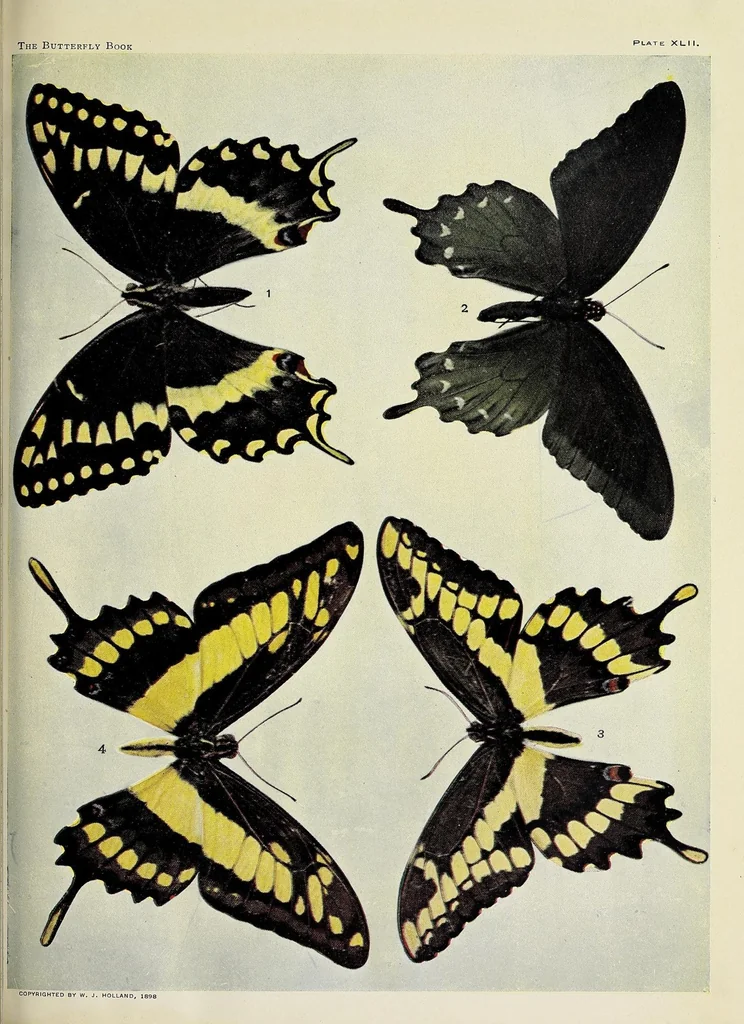 An illustration from The butterfly book; a popular guide to a knowledge of the butterflies of North America, 1914, leaf 509