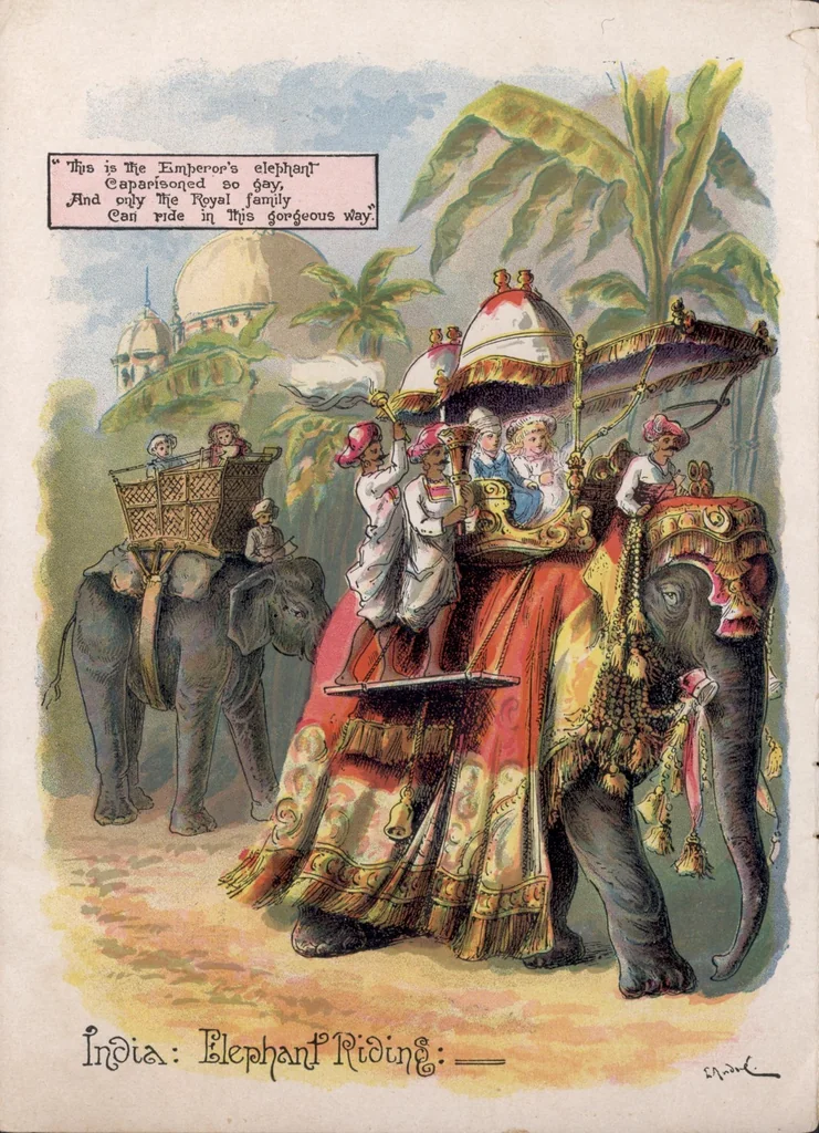 An illustration from By Land & Water children's book (1888), 1888, leaf 5