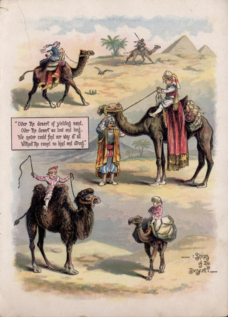 An illustration from By Land & Water children's book (1888), 1888, leaf 6