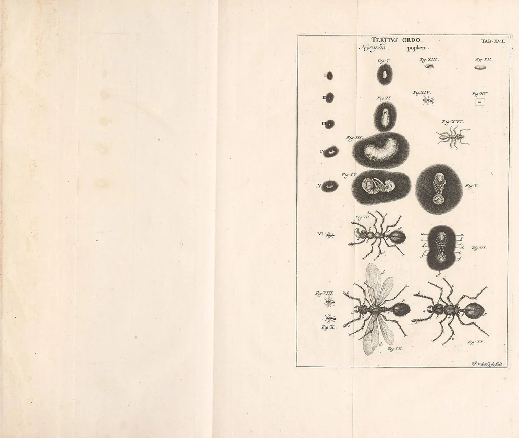 An illustration from Bybel der natuure, 1737, leaf 493