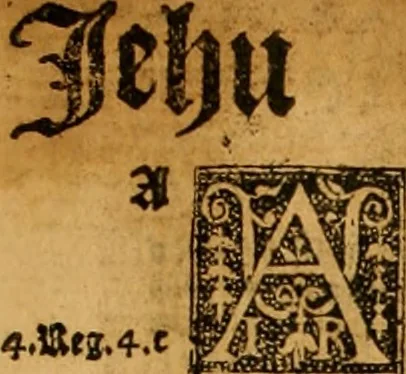 An illustration from The Byble : that is to saye, all the holye Scripture, in whiche are contayned the olde and new Testament : truly and purely translated into Englishe : & now lately with great industry & diligence recognysed .., 1551, leaf 428