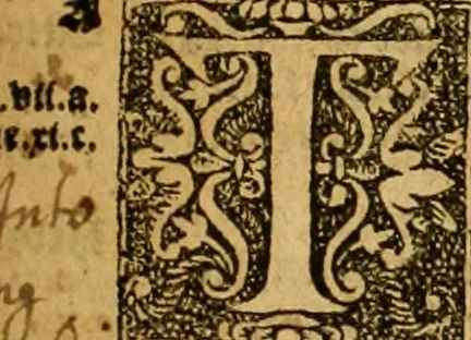 An illustration from The Byble : that is to saye, all the holye Scripture, in whiche are contayned the olde and new Testament : truly and purely translated into Englishe : & now lately with great industry & diligence recognysed .., 1551, leaf 54
