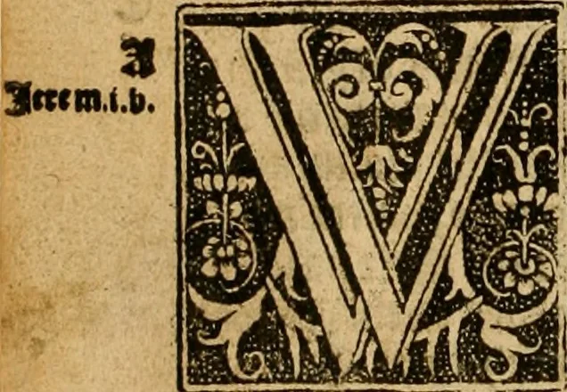 An illustration from The Byble : that is to saye, all the holye Scripture, in whiche are contayned the olde and new Testament : truly and purely translated into Englishe : & now lately with great industry & diligence recognysed .., 1551, leaf 575