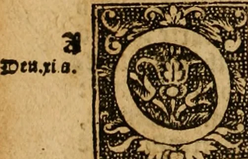 An illustration from The Byble : that is to saye, all the holye Scripture, in whiche are contayned the olde and new Testament : truly and purely translated into Englishe : & now lately with great industry & diligence recognysed .., 1551, leaf 665