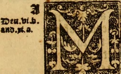 An illustration from The Byble : that is to saye, all the holye Scripture, in whiche are contayned the olde and new Testament : truly and purely translated into Englishe : & now lately with great industry & diligence recognysed .., 1551, leaf 668