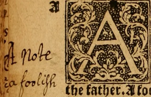An illustration from The Byble : that is to saye, all the holye Scripture, in whiche are contayned the olde and new Testament : truly and purely translated into Englishe : & now lately with great industry & diligence recognysed .., 1551, leaf 111