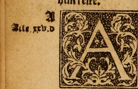 An illustration from The Byble : that is to saye, all the holye Scripture, in whiche are contayned the olde and new Testament : truly and purely translated into Englishe : & now lately with great industry & diligence recognysed .., 1551, leaf 367
