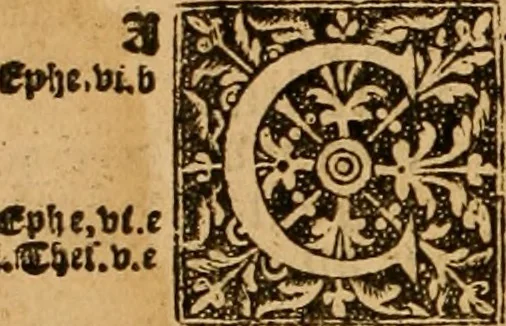 An illustration from The Byble : that is to saye, all the holye Scripture, in whiche are contayned the olde and new Testament : truly and purely translated into Englishe : & now lately with great industry & diligence recognysed .., 1551, leaf 439