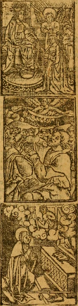 An illustration from The Byble : that is to saye, all the holye Scripture, in whiche are contayned the olde and new Testament : truly and purely translated into Englishe : & now lately with great industry & diligence recognysed .., 1551, leaf 6