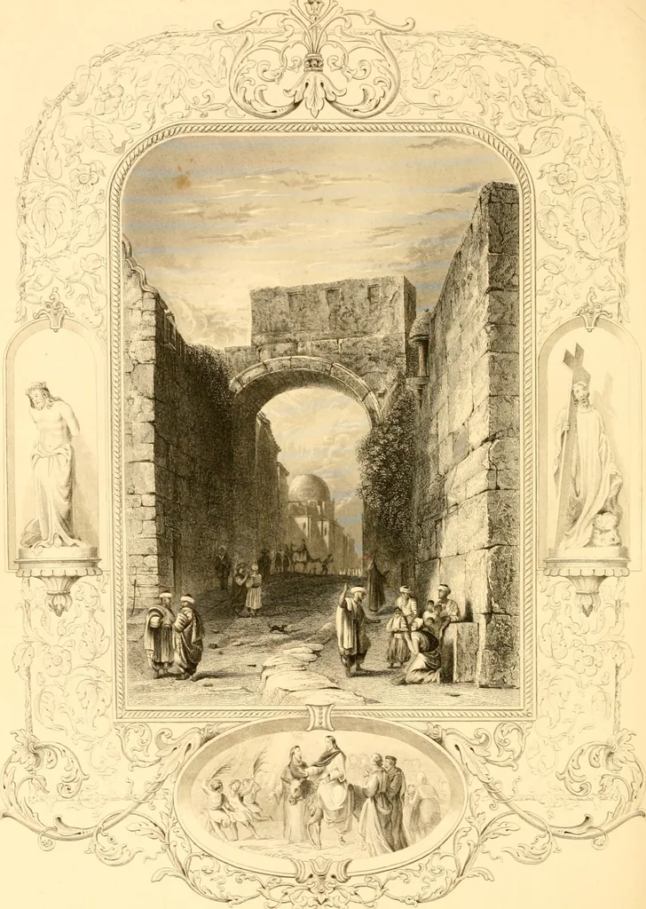 An illustration from The Byron gallery of highly finished engravings, illustrating Lord Byron's works. With selected beauties from his poems. Elucidated by historical and critical notices; together with a sketch of his life, containing important and unpublished matter, 1849, leaf 165