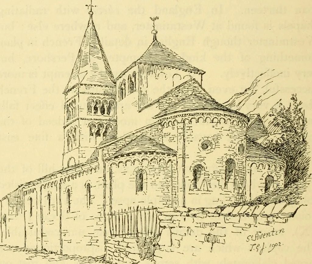 An illustration from Byzantine and Romanesque architecture, 1913, leaf 155