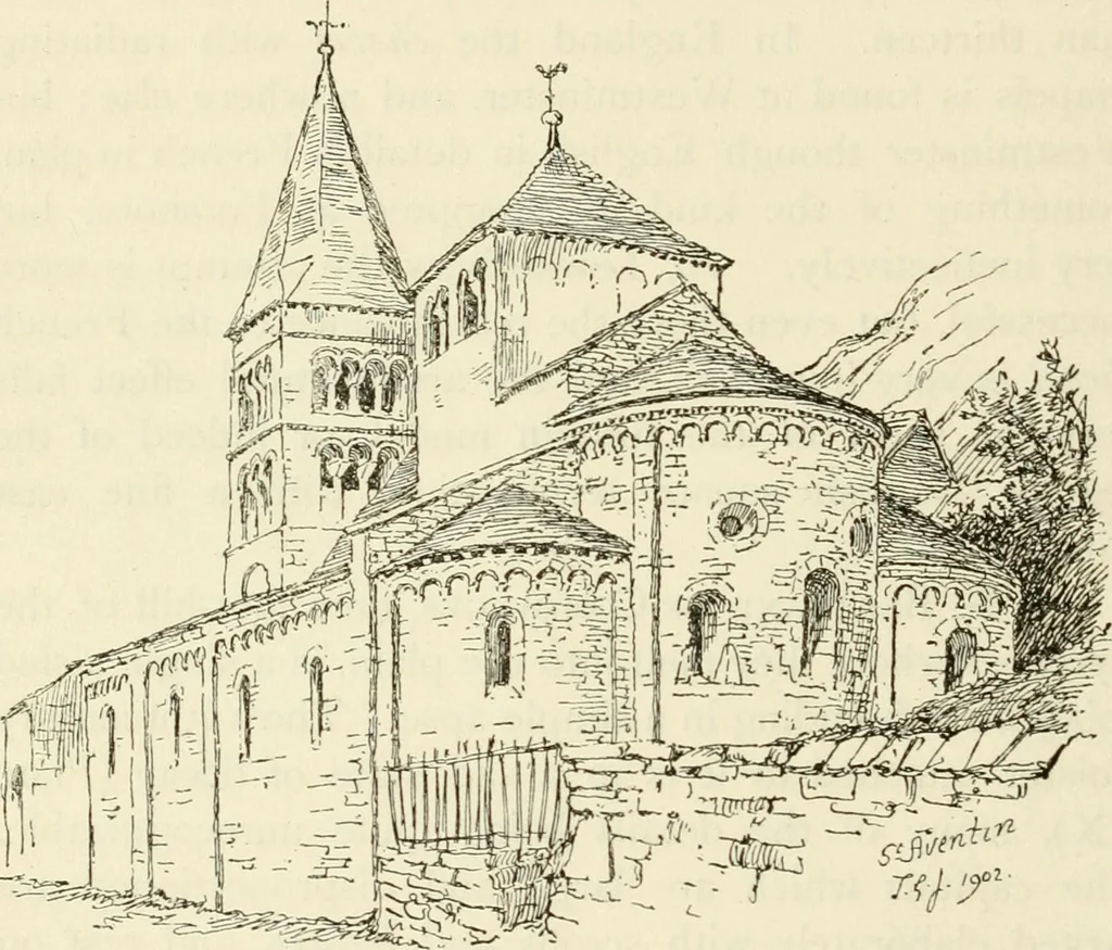 An illustration from Byzantine and Romanesque architecture, 1913, leaf 153