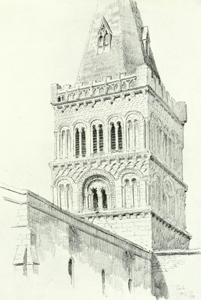 An illustration from Byzantine and Romanesque architecture, 1913, leaf 396