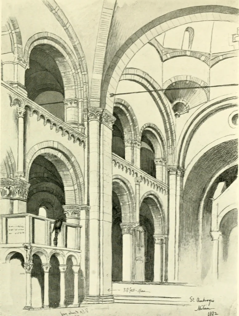 An illustration from Byzantine and Romanesque architecture, 1913, leaf 444