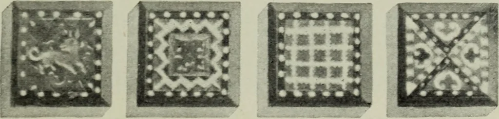 An illustration from Die byzantinischen Zellenschmelze der Sammlung Dr. Alex. von Swenigorodskoï und das darüber veröffentlichte Prachtwerk : archäologisch-kunstgeschichtliche Studie, 1896, leaf 498
