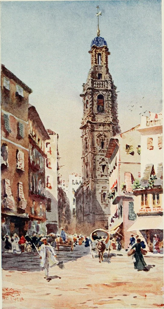An illustration from Cathedral cities of Spain, 1909, leaf 158