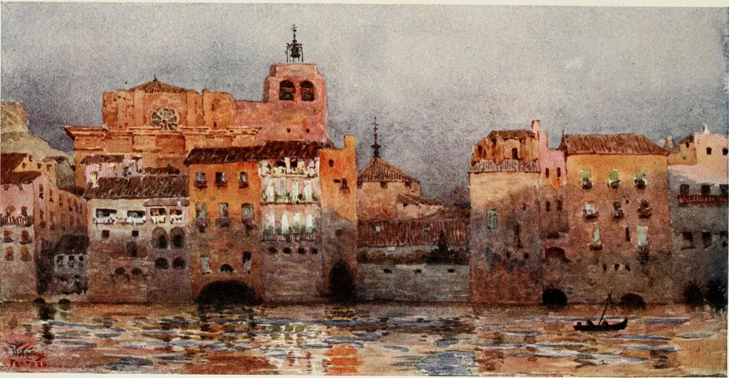 An illustration from Cathedral cities of Spain, 1909, leaf 184
