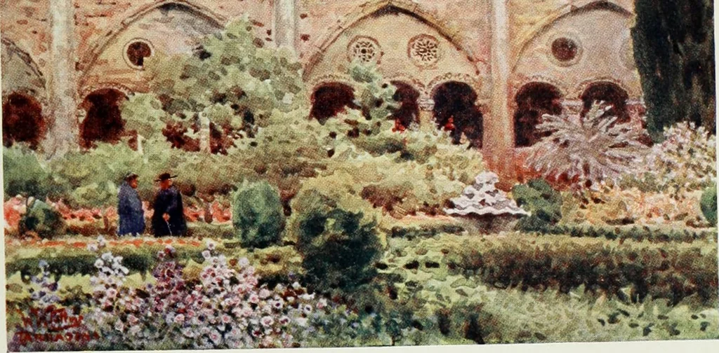 An illustration from Cathedral cities of Spain, 1909, leaf 204