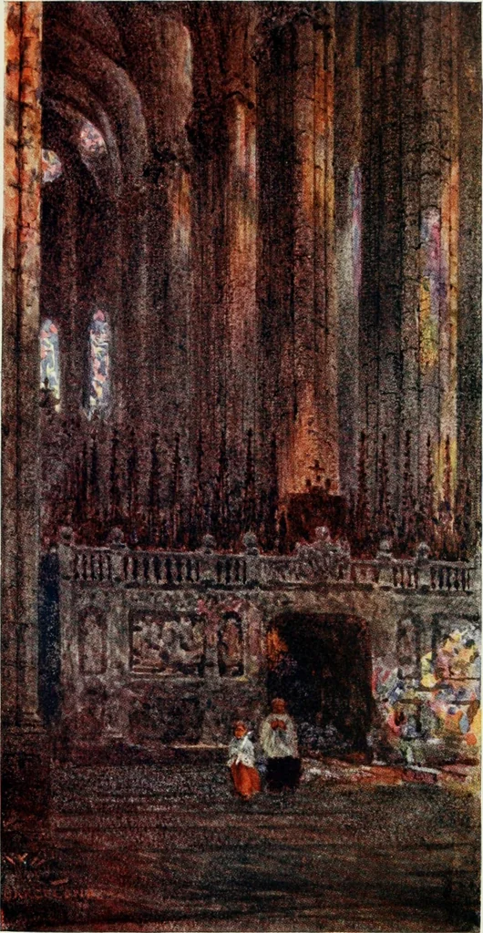 An illustration from Cathedral cities of Spain, 1909, leaf 212