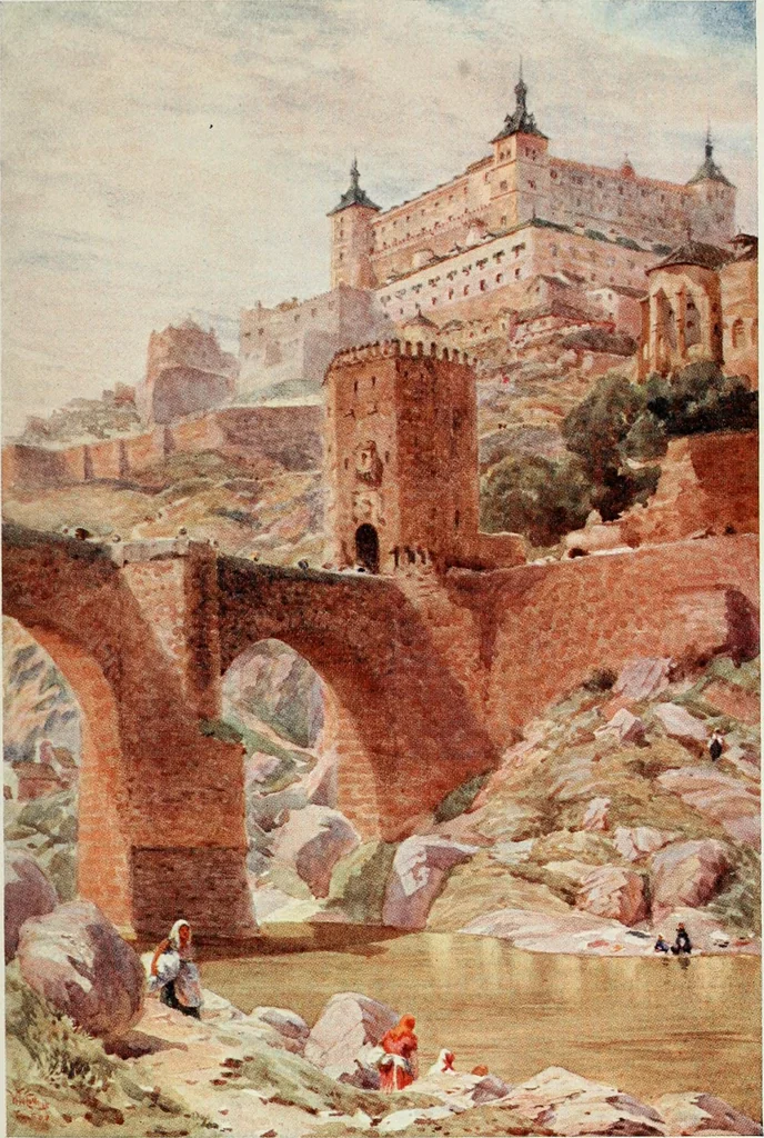 An illustration from Cathedral cities of Spain, 1909, leaf 264