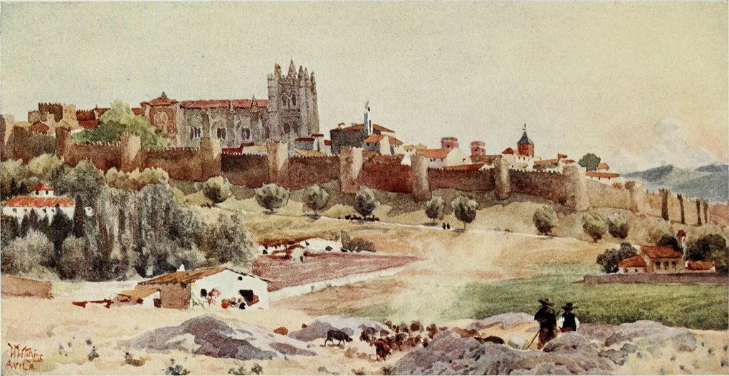 An illustration from Cathedral cities of Spain, 1909, leaf 302