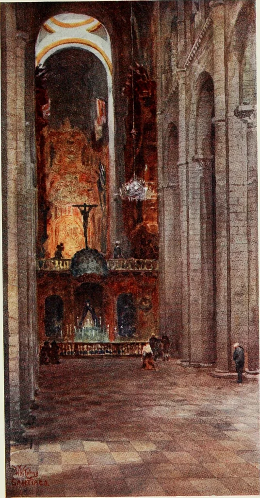 An illustration from Cathedral cities of Spain, 1909, leaf 382
