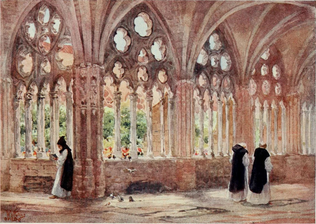 An illustration from Cathedral cities of Spain, 1909, leaf 462