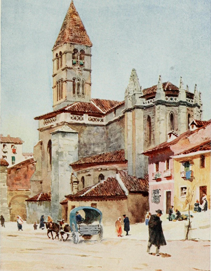 An illustration from Cathedral cities of Spain, 1909, leaf 470