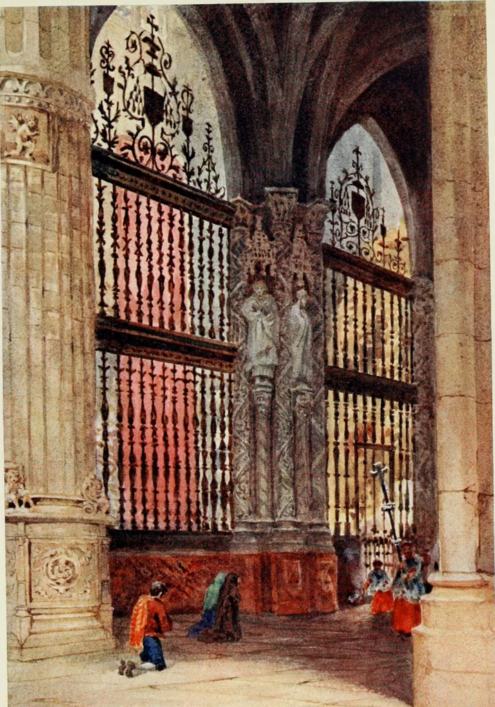 An illustration from Cathedral cities of Spain, 1909, leaf 488