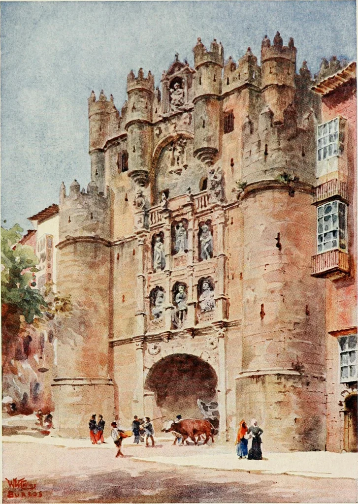 An illustration from Cathedral cities of Spain, 1909, leaf 498