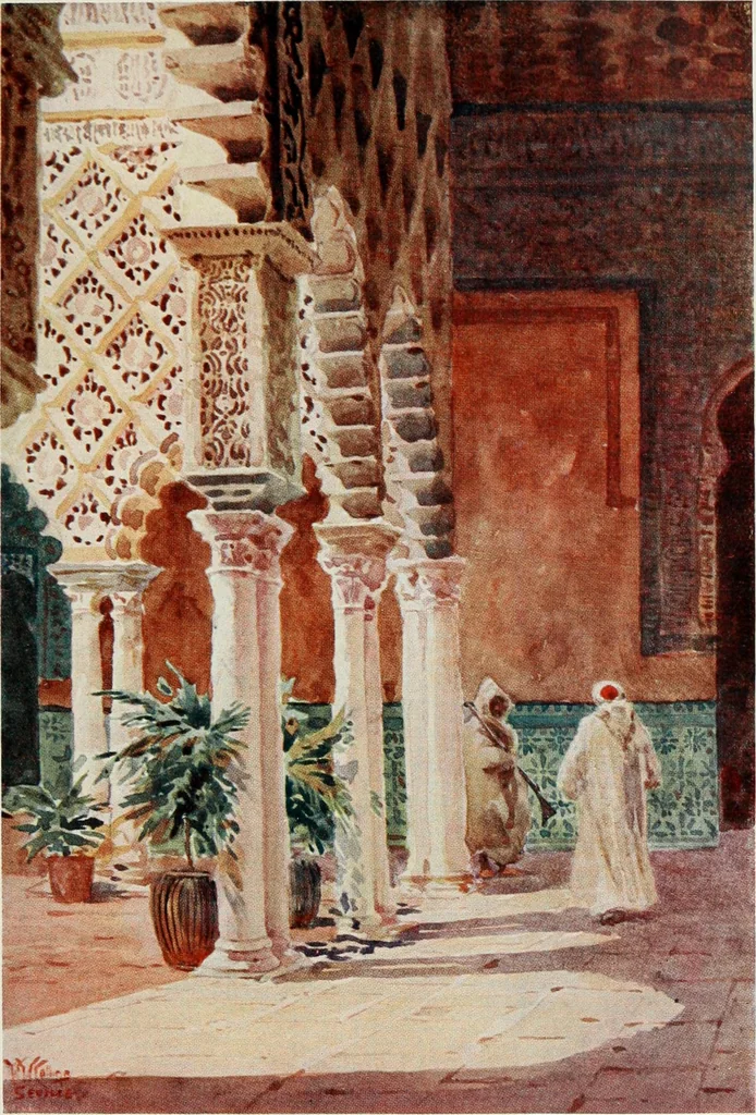 An illustration from Cathedral cities of Spain, 1909, leaf 54