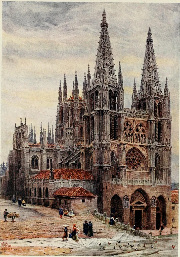An illustration from Cathedral cities of Spain, 1909, leaf 9