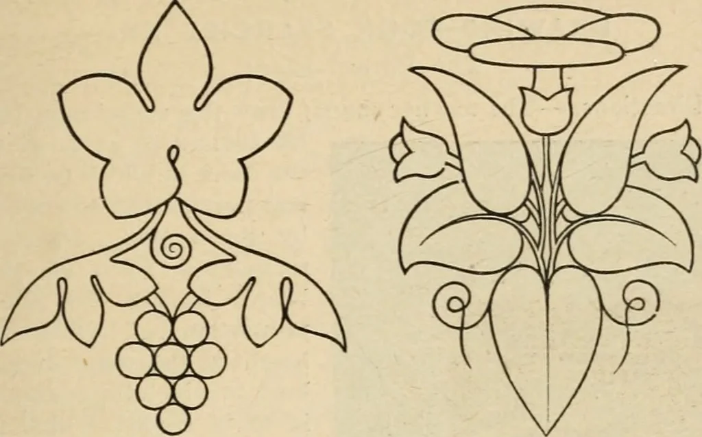 An illustration from Teachers' manual for freehand drawing in Intermediate schools : intended to accompany the drawing-books for intermediate schools, 1878, leaf 222